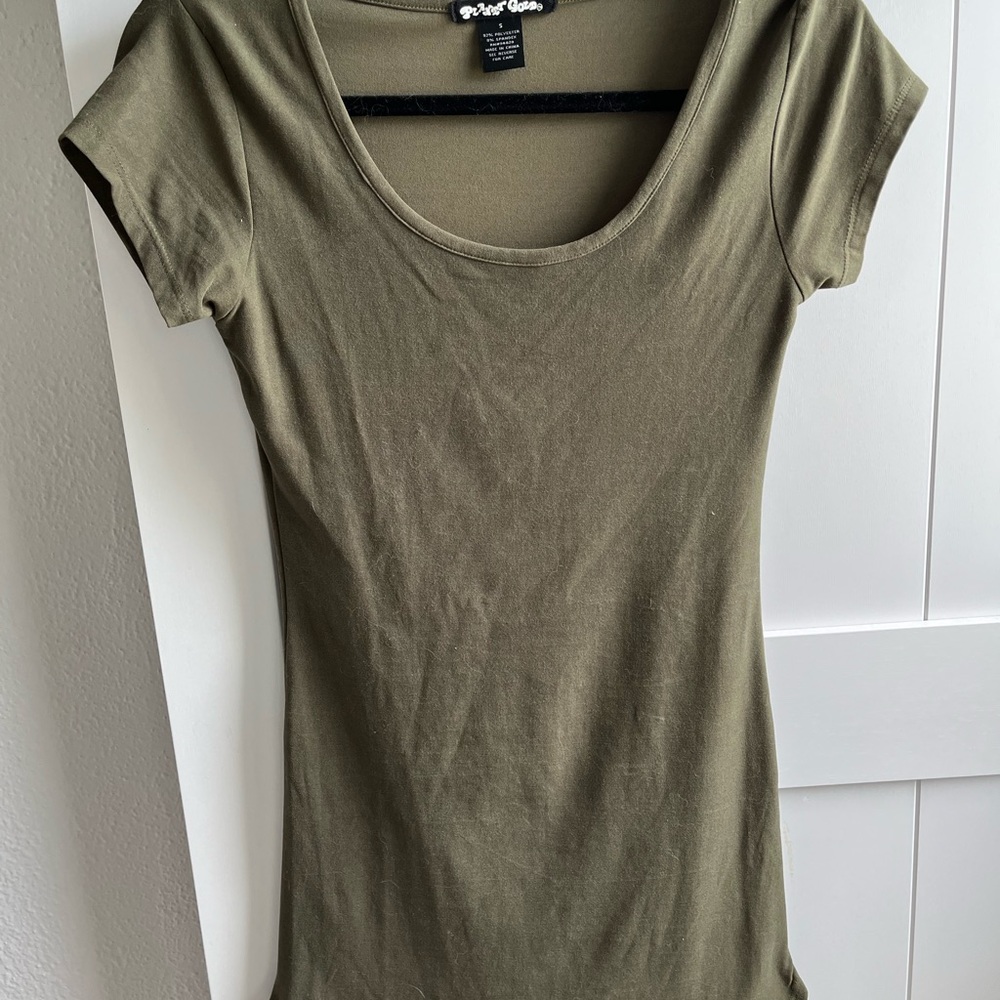 Olive Green Women's Dress